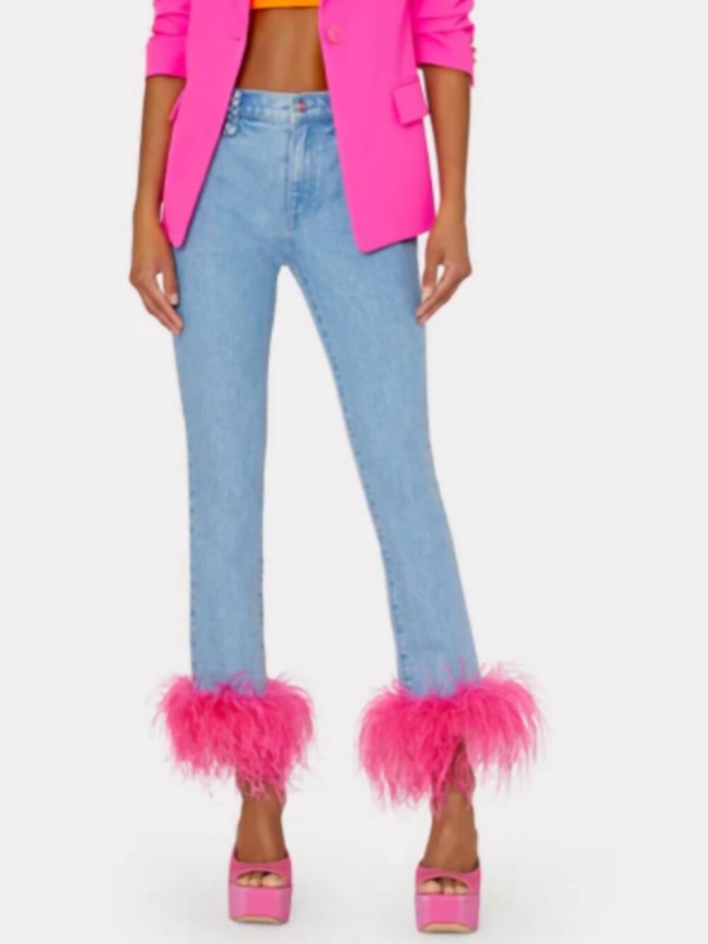 NWT MILLY Gale Feather Jean